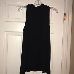 Black muscle tank style dress/long shirt